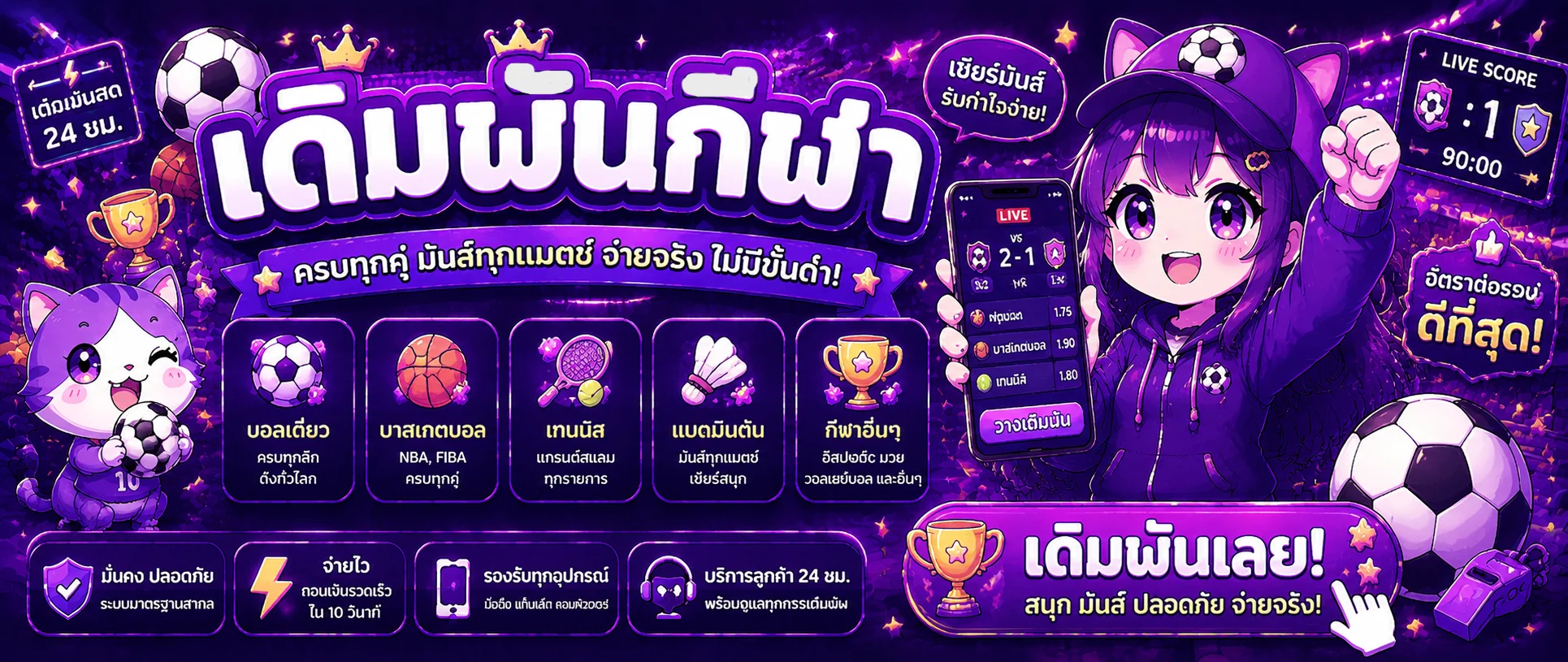 เว็บแทงบอลออนไลน์ PGPOWERWIN แสดงราคาบอลสดเรียลไทม์